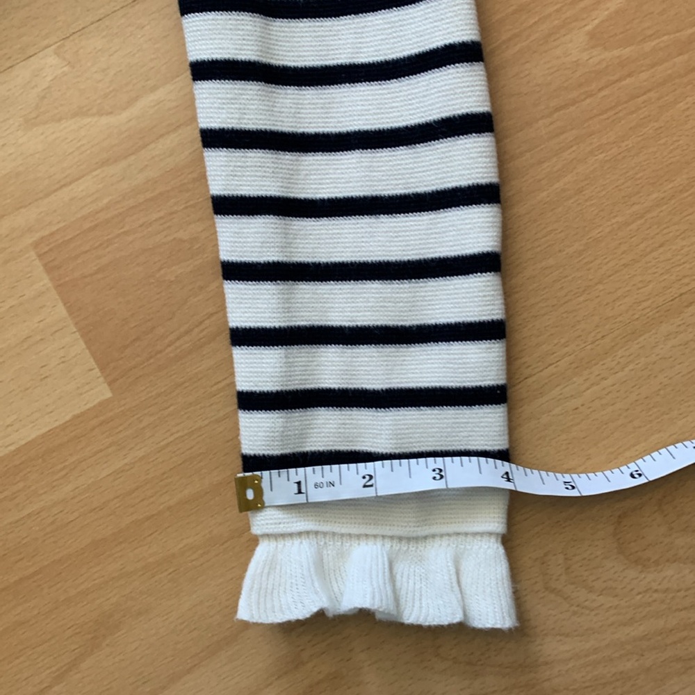 J. Crew Black and White Striped Cardigan - Picture 9 of 16